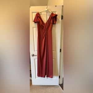 Size 6 Terracotta bridesmaid dress